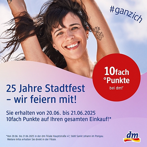 Das dm Stadtfest-Angebot