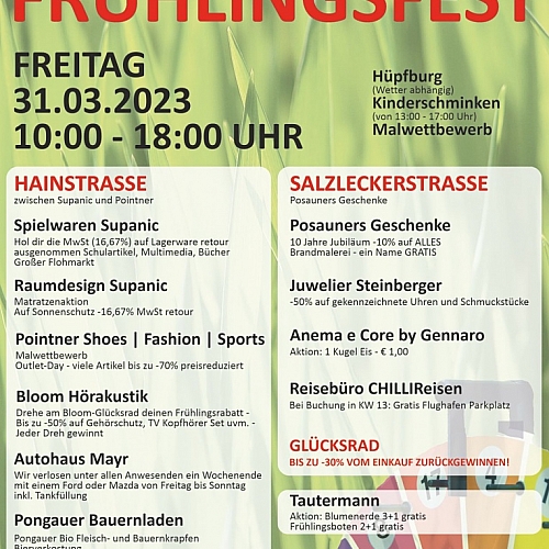 FRÜHLINGSFEST in SCHWARZACH