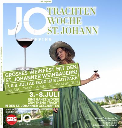 Von 3. - 8. Juli starten wieder die St. Johanner Trachtentage! Alles rund um Lederhosn, Dirndl, Feitl und Hut in den...