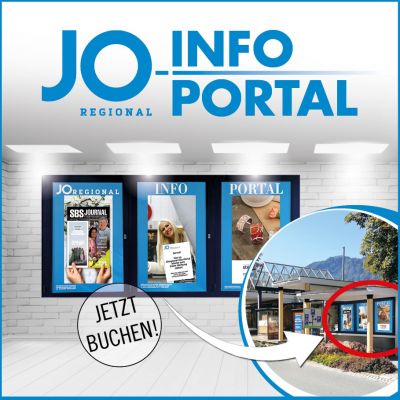 Das neue JOregional-InfoPortal ist ein nachhaltiger Weg im 21. Jahrhundert, Informationen und Werbung digital zu vermitteln. Auf den drei großen Monitoren...